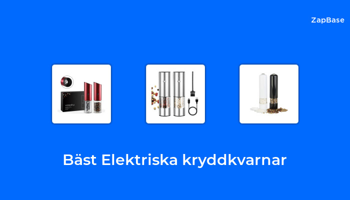 10 Elektriska Kryddkvarnar Bäst I Test 2023 - ZapBase